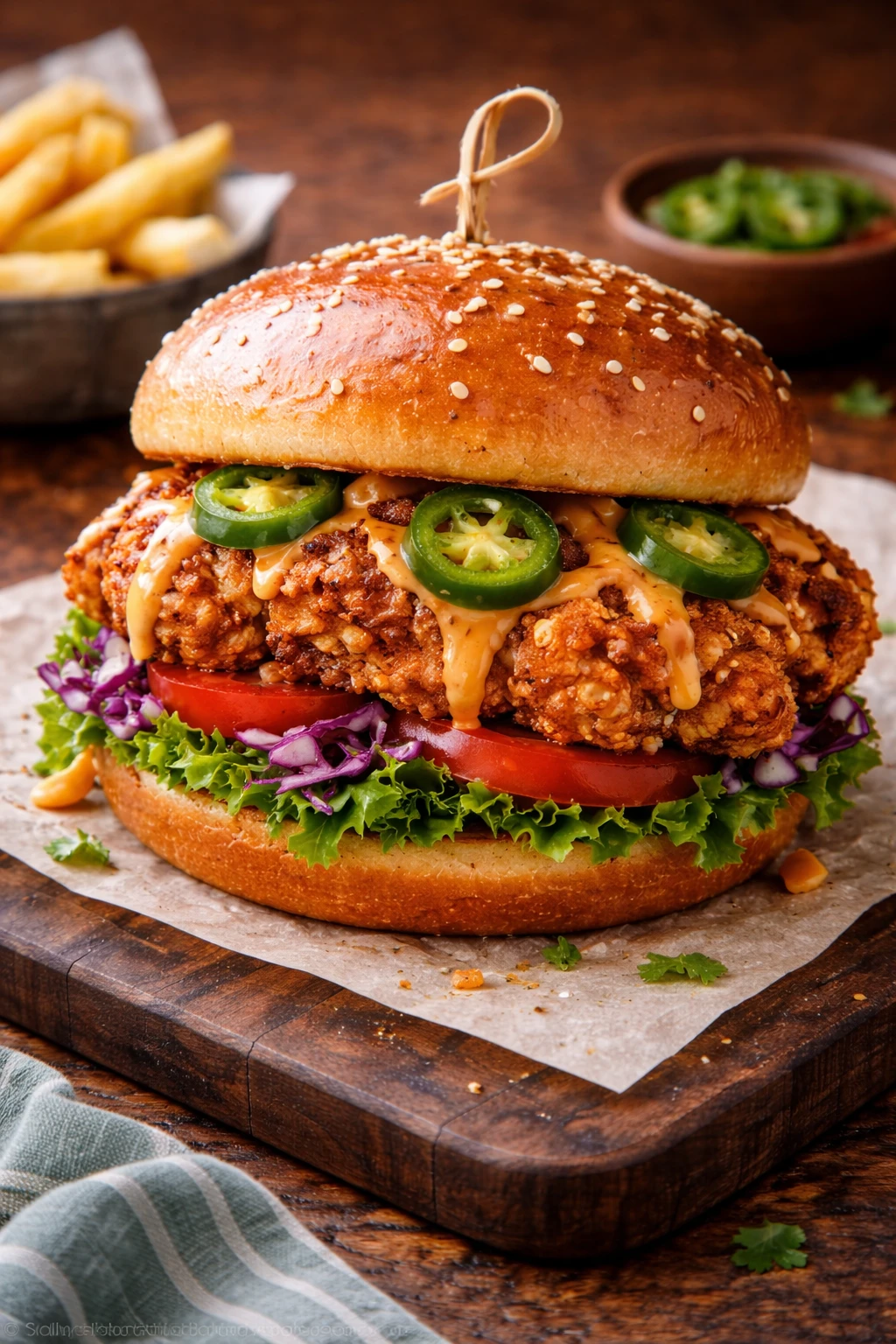 Spicy Chicken Burger